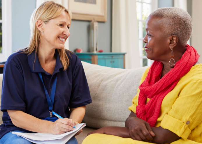 HP - About Carer With Elderly Woman